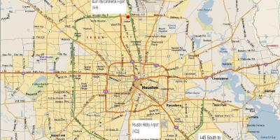 Карта на метрото Хюстън