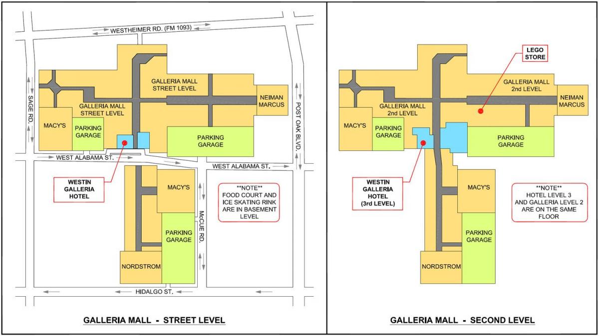 Хюстън Mall картата Галерия