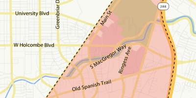 Карта на texas медицински център
